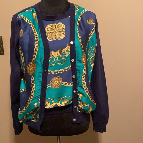 Two-Piece Cardigan and Tank Set - Picture 4 of 7